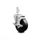 Service Caster 4 Inch Soft Rubber Wheel Swivel 7/8 Inch Square Stem Caster with Brake SCC SCC-SQ20S414-SRS-TLB-78 - alternate 1